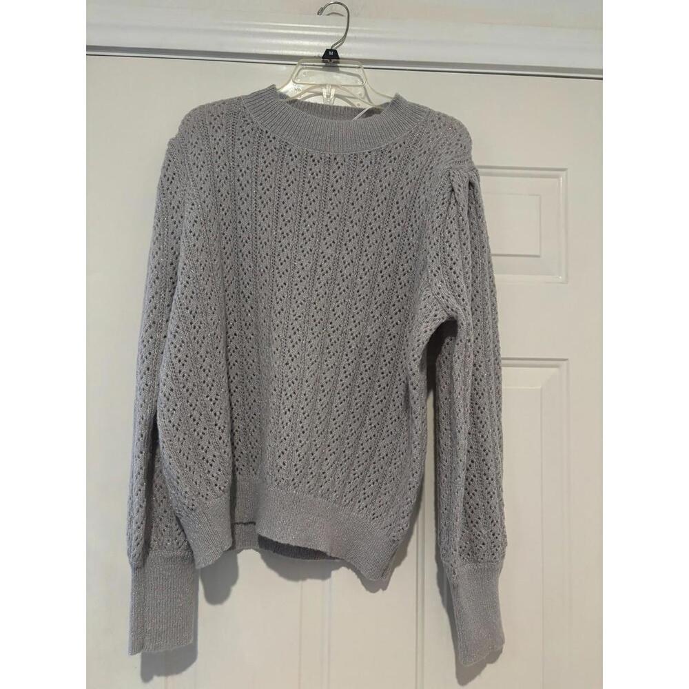 Womens Dear John‎ grey decorative knit sweater sz XL NWT #246